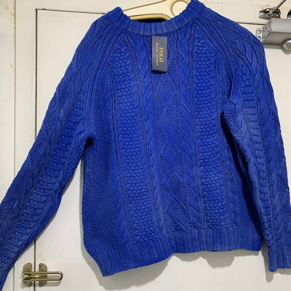 NEW POLO RALPH LAUREN CHUNKY KNITTED SWEATERS  SIZE XXL - Picture 12 of 15